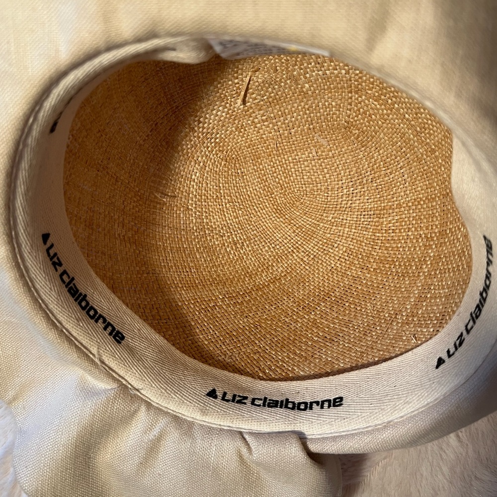 Floppy Sun/Fashion Vintage Hat with Big Flower Accent - Picture 7 of 9